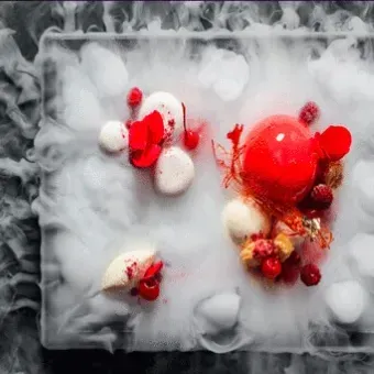 Safe culinary use of dry ice in kitchens