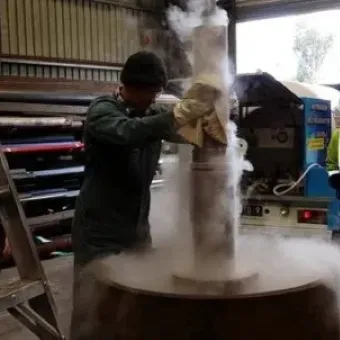 Metal shrink fitting cryogenic engineering dry ice Pakistan